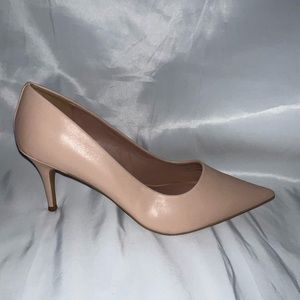 NWOT Paolo Size 13 Pumps Heel 3.5” Tan Beige Slip On #STB3